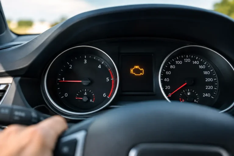 Prečo svieti kontrolka motora a kedy zastaviť
